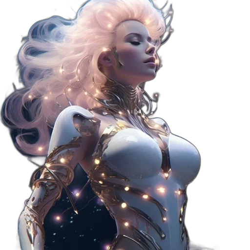 dress, concept art, comic book art, fantasy art transparent PNG cut-out