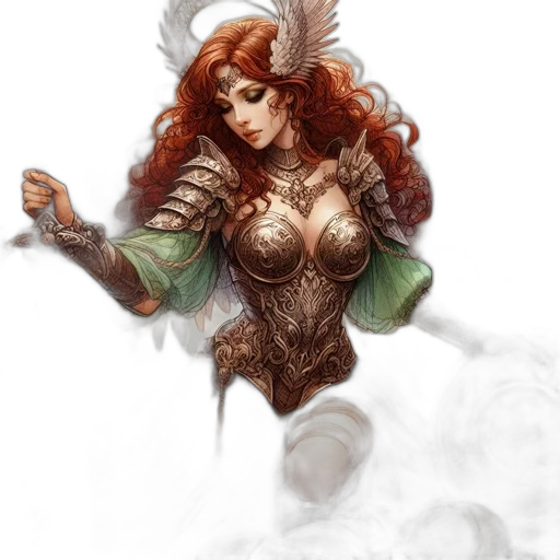 fantasy art, concept art, comic book art, pixel art transparent PNG cut-out