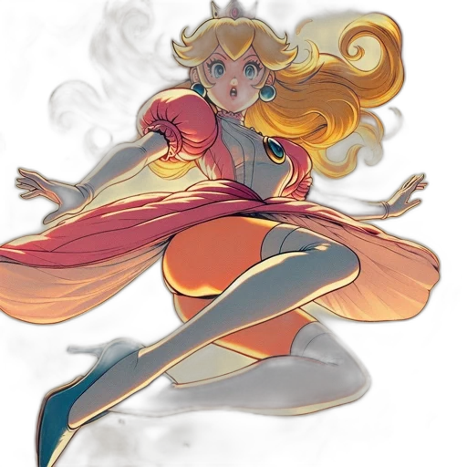 dress, staff, concept art, anime transparent PNG cut-out