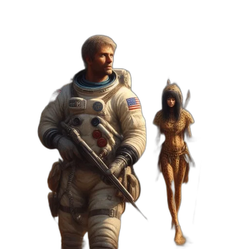 staff, weapon, sword, robot transparent PNG cut-out