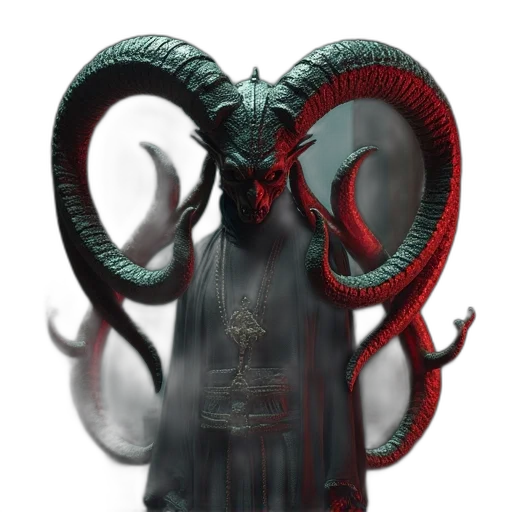 creature, staff, mask, crown transparent PNG cut-out