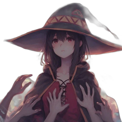 hat, staff, mask, umbrella transparent PNG cut-out
