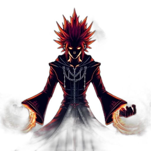 mask, jacket, staff, creature transparent PNG cut-out