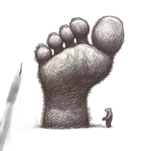 creature, animal, shoes, staff transparent PNG cut-out