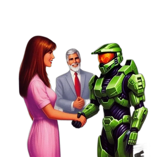 robot, pixel art, concept art, comic book art transparent PNG cut-out