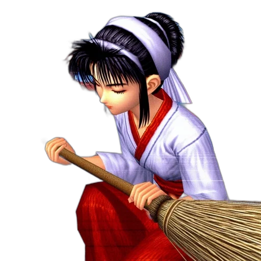 staff, weapon, hat, hair transparent PNG cut-out