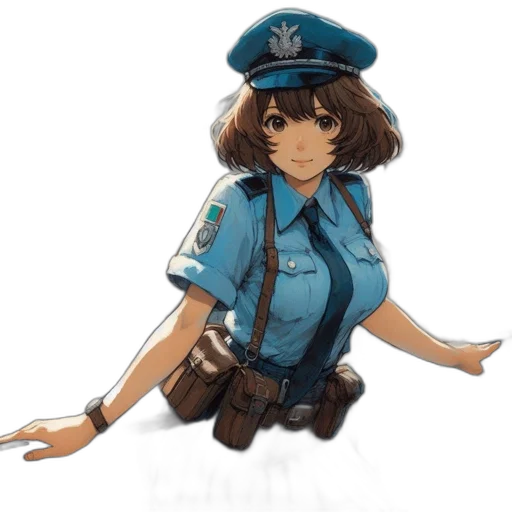staff, weapon, hat, dress transparent PNG cut-out