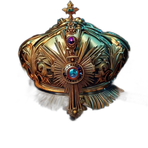 crown, jewelry, sword, staff transparent PNG cut-out