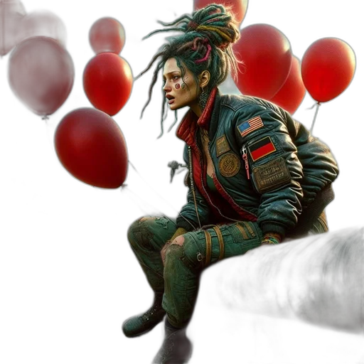 jacket, concept art, fantasy art, photorealistic transparent PNG cut-out