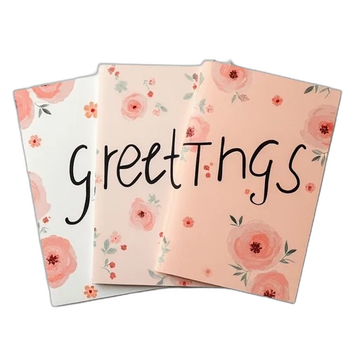 three, greetings, greeting, cards transparent PNG cut-out