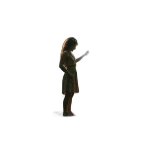 dress, staff, jacket, weapon transparent PNG cut-out