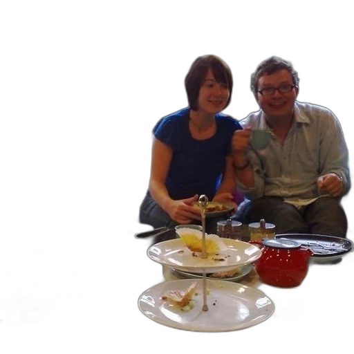 food, staff, man, woman transparent PNG cut-out