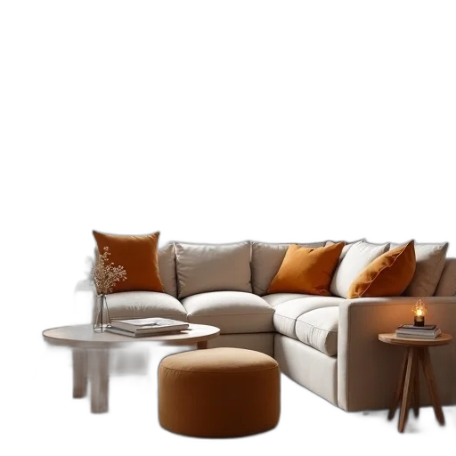 furniture, 3d render, photorealistic, concept art transparent PNG cut-out