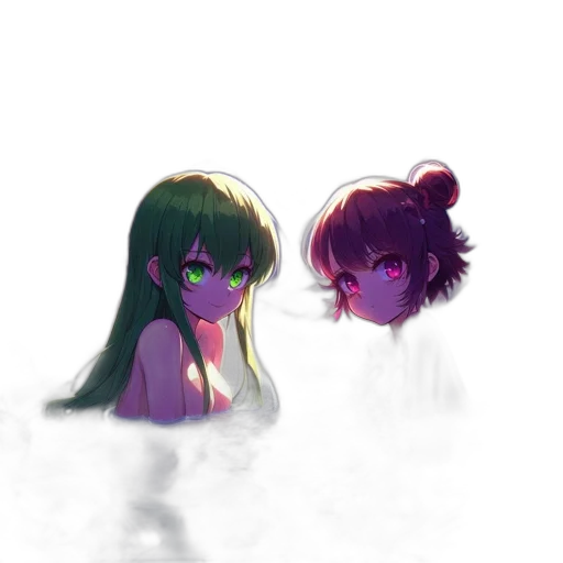 mask, creature, anime, vaporwave transparent PNG cut-out