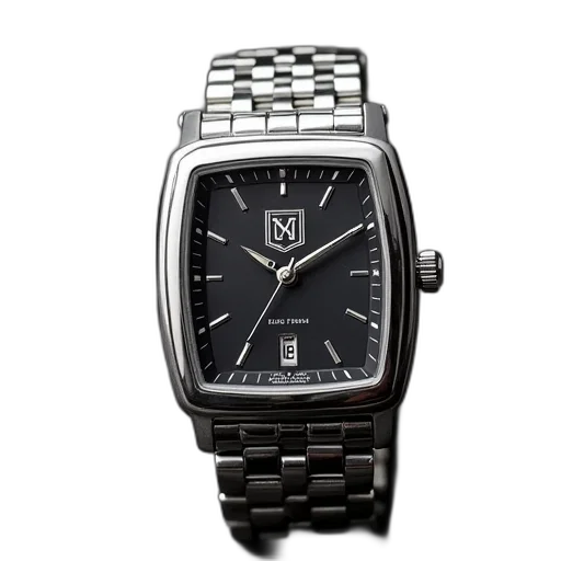 jewelry, stainless, rectangular, watch transparent PNG cut-out
