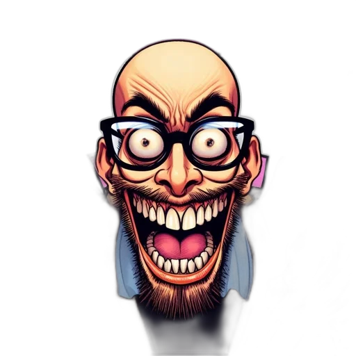 mask, face, staff, creature transparent PNG cut-out