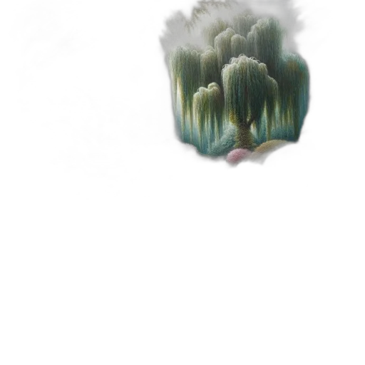 tree, hair, creature, dragon transparent PNG cut-out