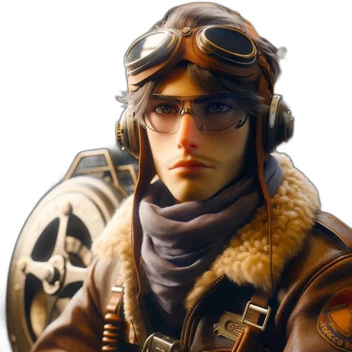 face, jacket, weapon, mask transparent PNG cut-out