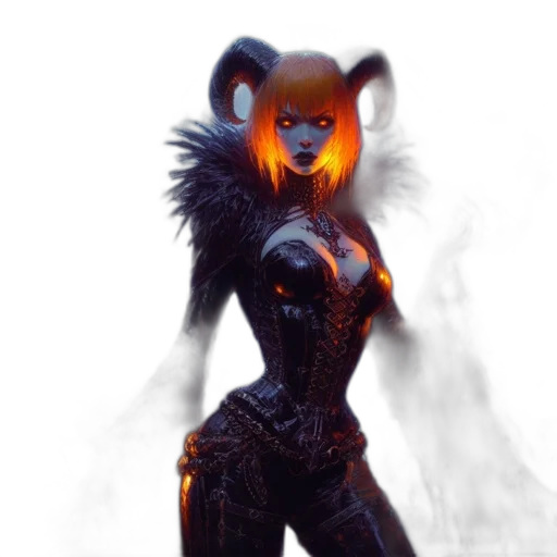 mask, creature, animal, fantasy art transparent PNG cut-out