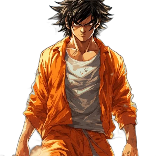 jacket, staff, weapon, concept art transparent PNG cut-out