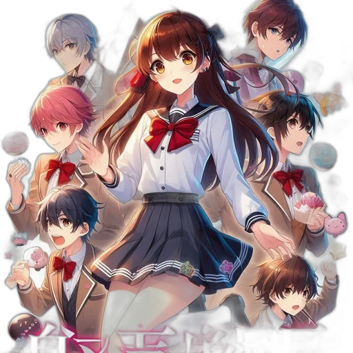 staff, anime, concept art, pixel art transparent PNG cut-out