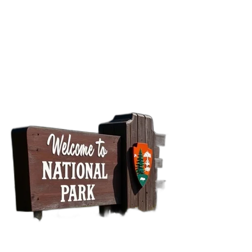 3d render, earth tones, welcome, sign transparent PNG cut-out