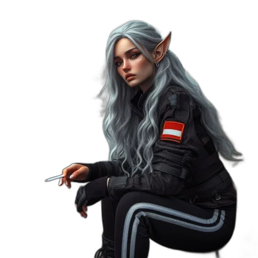 dragon, staff, jacket, face transparent PNG cut-out
