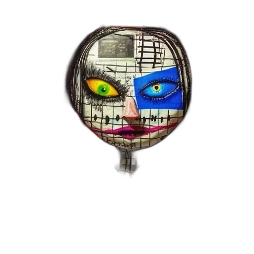 mask, face, jewelry, robot transparent PNG cut-out