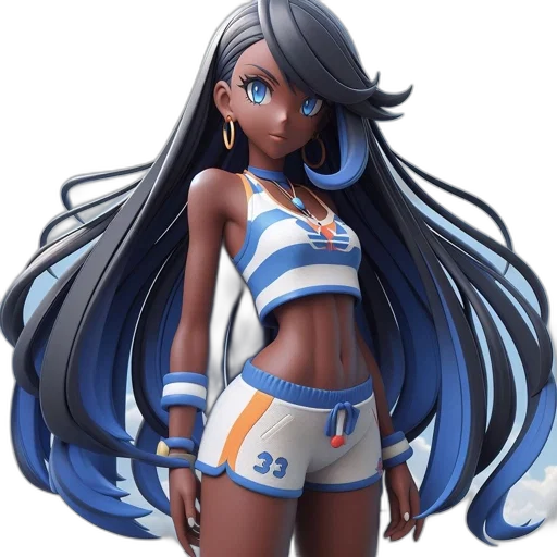 concept art, anime, 3d render, fantasy art transparent PNG cut-out