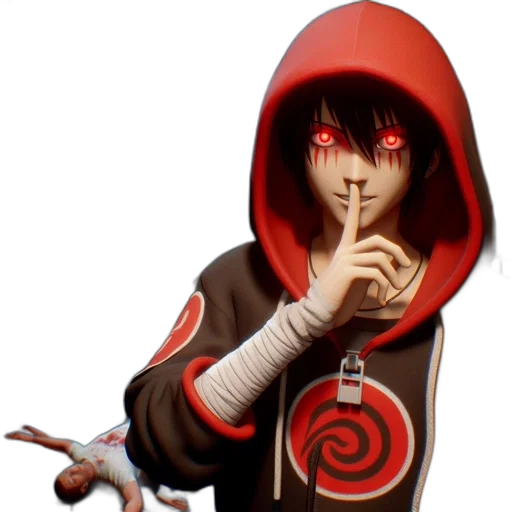 staff, jacket, weapon, face transparent PNG cut-out