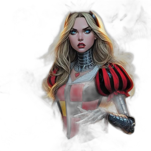 comic book art, concept art, fantasy art, photorealistic transparent PNG cut-out