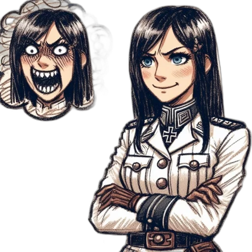 face, mask, staff, creature transparent PNG cut-out
