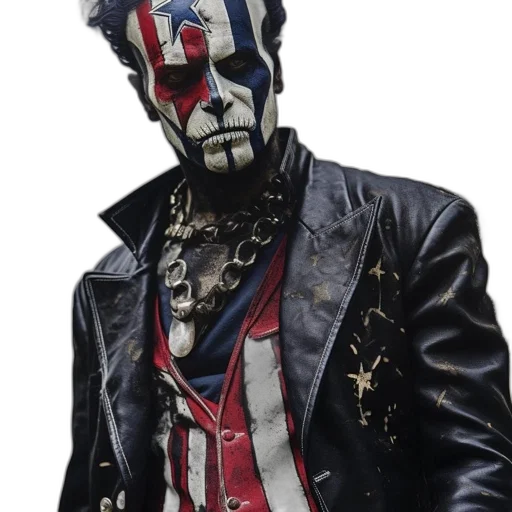 jacket, mask, concept art, comic book art transparent PNG cut-out