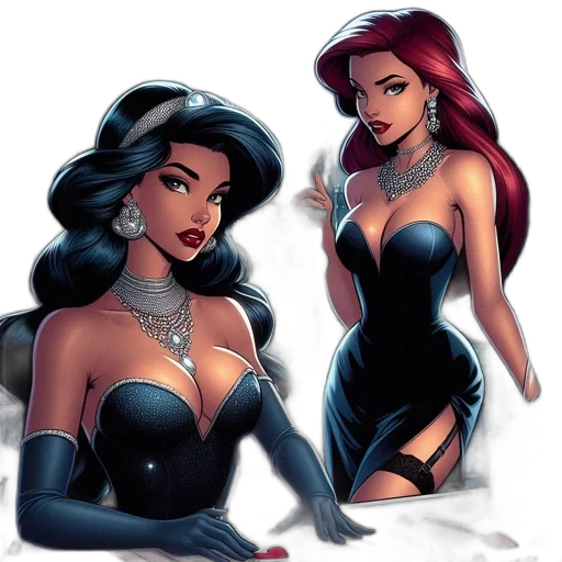 jewelry, comic book art, concept art, cartoon transparent PNG cut-out