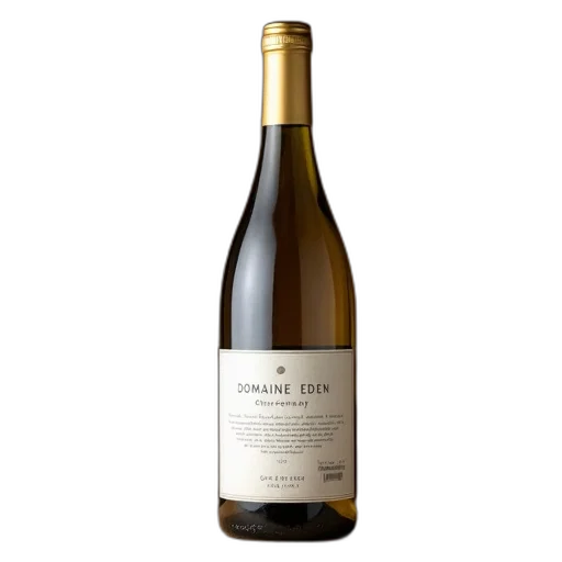 bottle, white, wine, gold transparent PNG cut-out