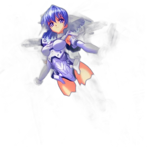 robot, dress, weapon, staff transparent PNG cut-out
