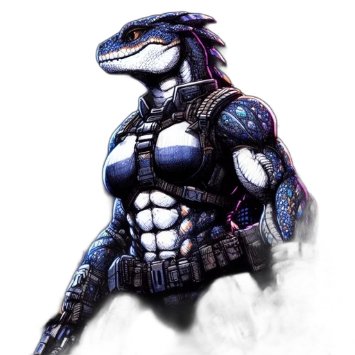 dragon, animal, robot, concept art transparent PNG cut-out