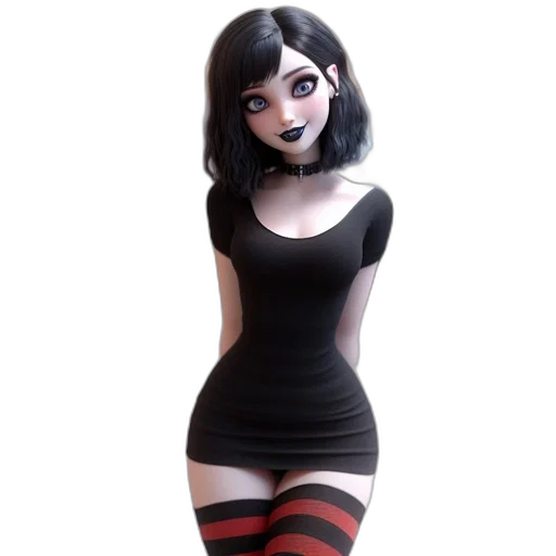 dress, staff, creature, concept art transparent PNG cut-out