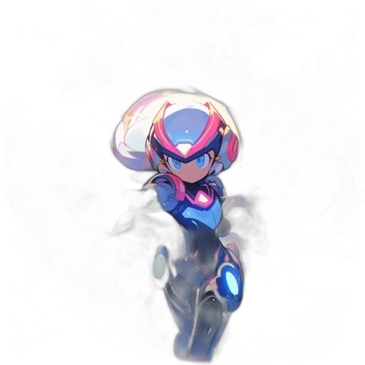 robot, mask, weapon, staff transparent PNG cut-out