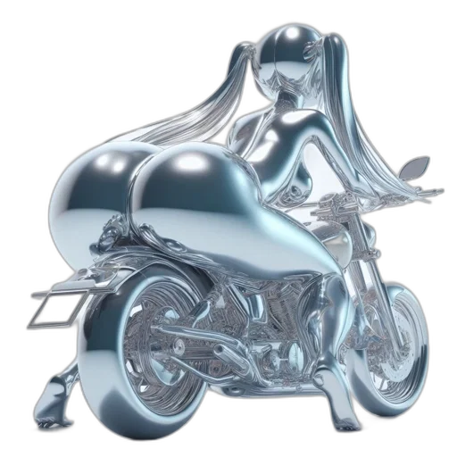 robot, concept art, 3d render, cartoon transparent PNG cut-out