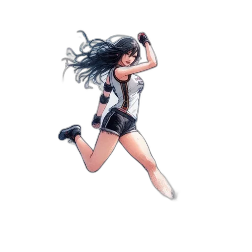 comic book art, concept art, cartoon, pixel art transparent PNG cut-out