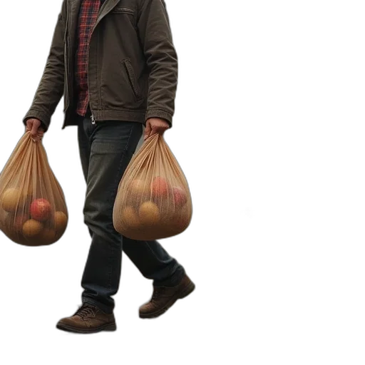 jacket, food, concept art, 3d render transparent PNG cut-out
