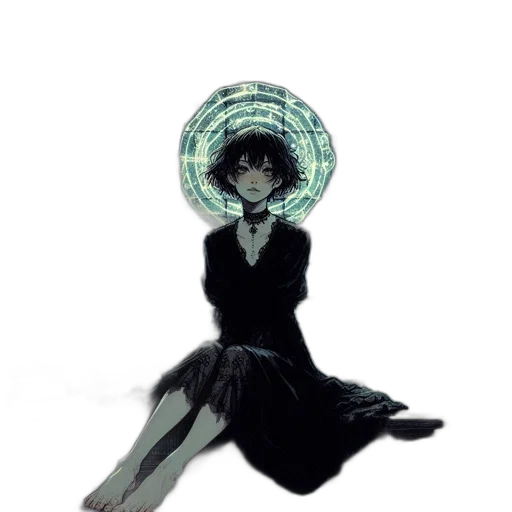 hat, dress, umbrella, mask transparent PNG cut-out