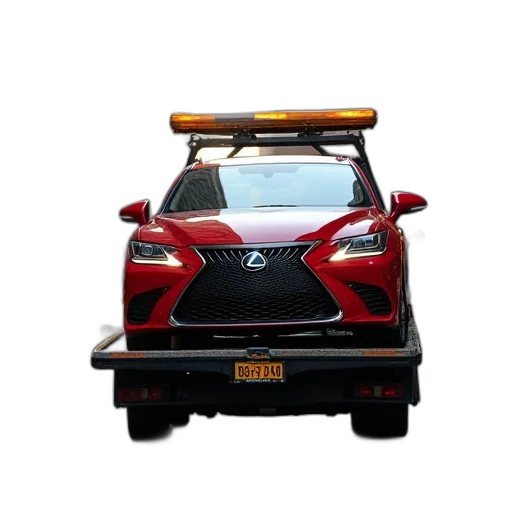 car, staff, 3d render, red transparent PNG cut-out
