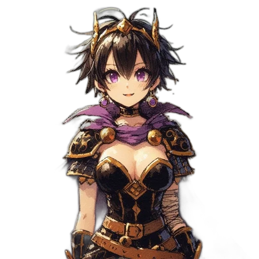 dragon, dress, crown, weapon transparent PNG cut-out