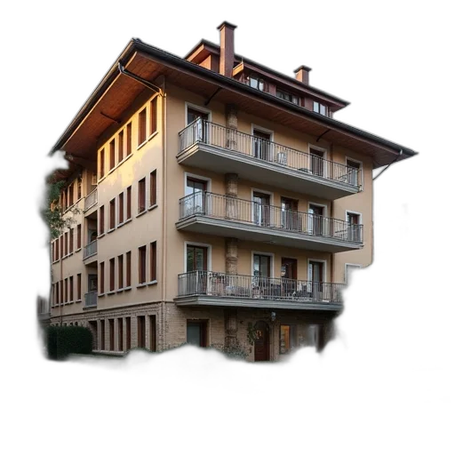 building, staff, 3d render, photorealistic transparent PNG cut-out