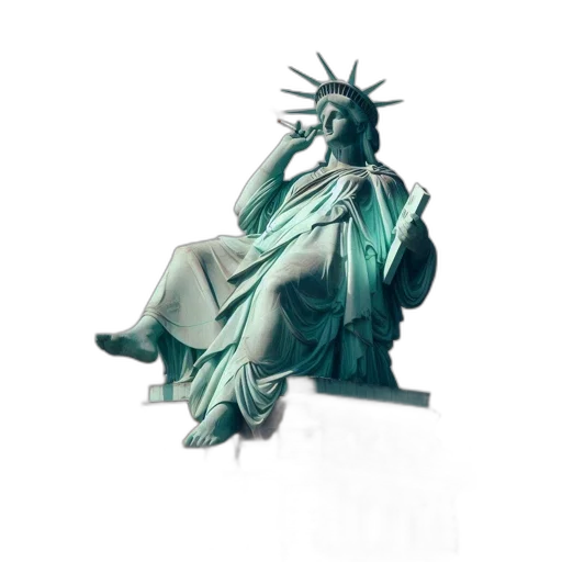 dress, weapon, staff, 3d render transparent PNG cut-out