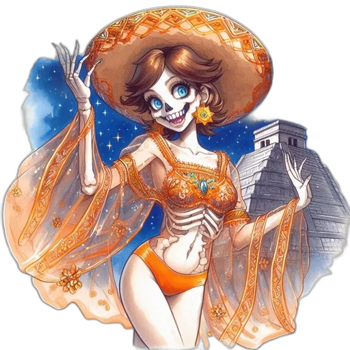 jewelry, fantasy art, concept art, watercolor transparent PNG cut-out
