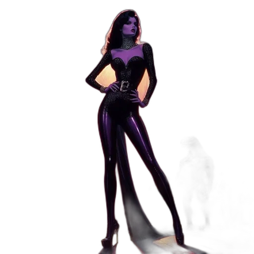 dress, concept art, fantasy art, comic book art transparent PNG cut-out