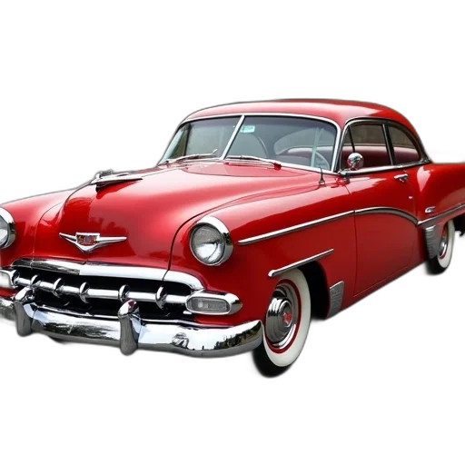 car, photorealistic, 3d render, red transparent PNG cut-out